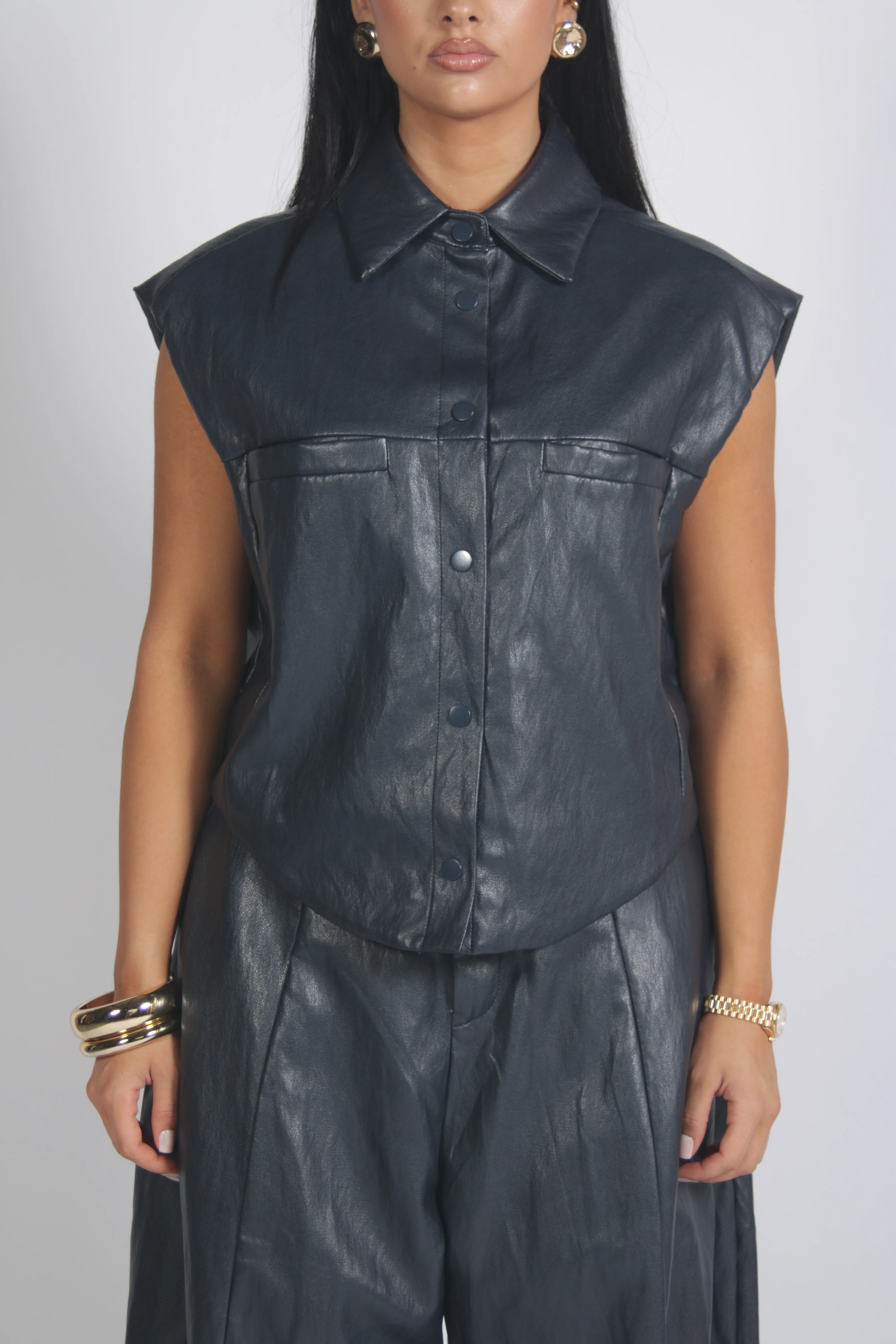 Amber gilet Navy