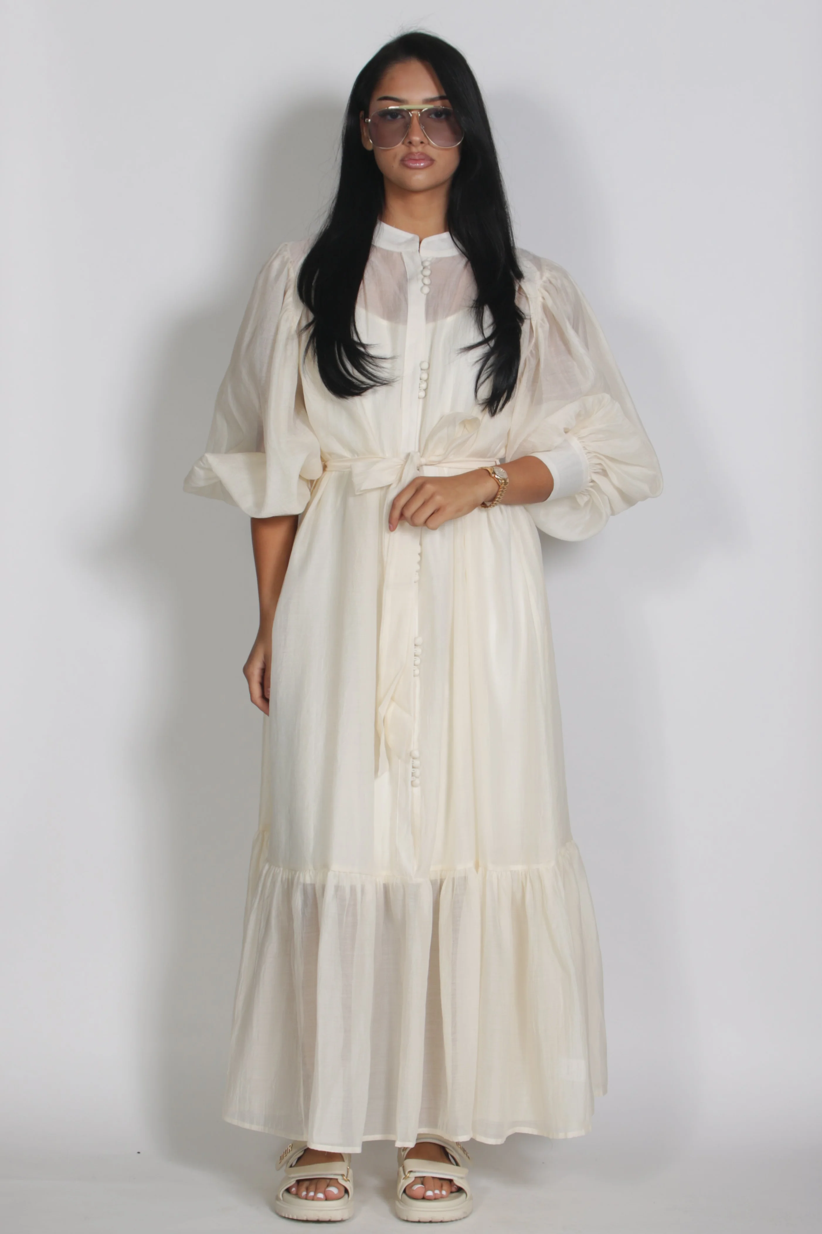 Amira dress Cream