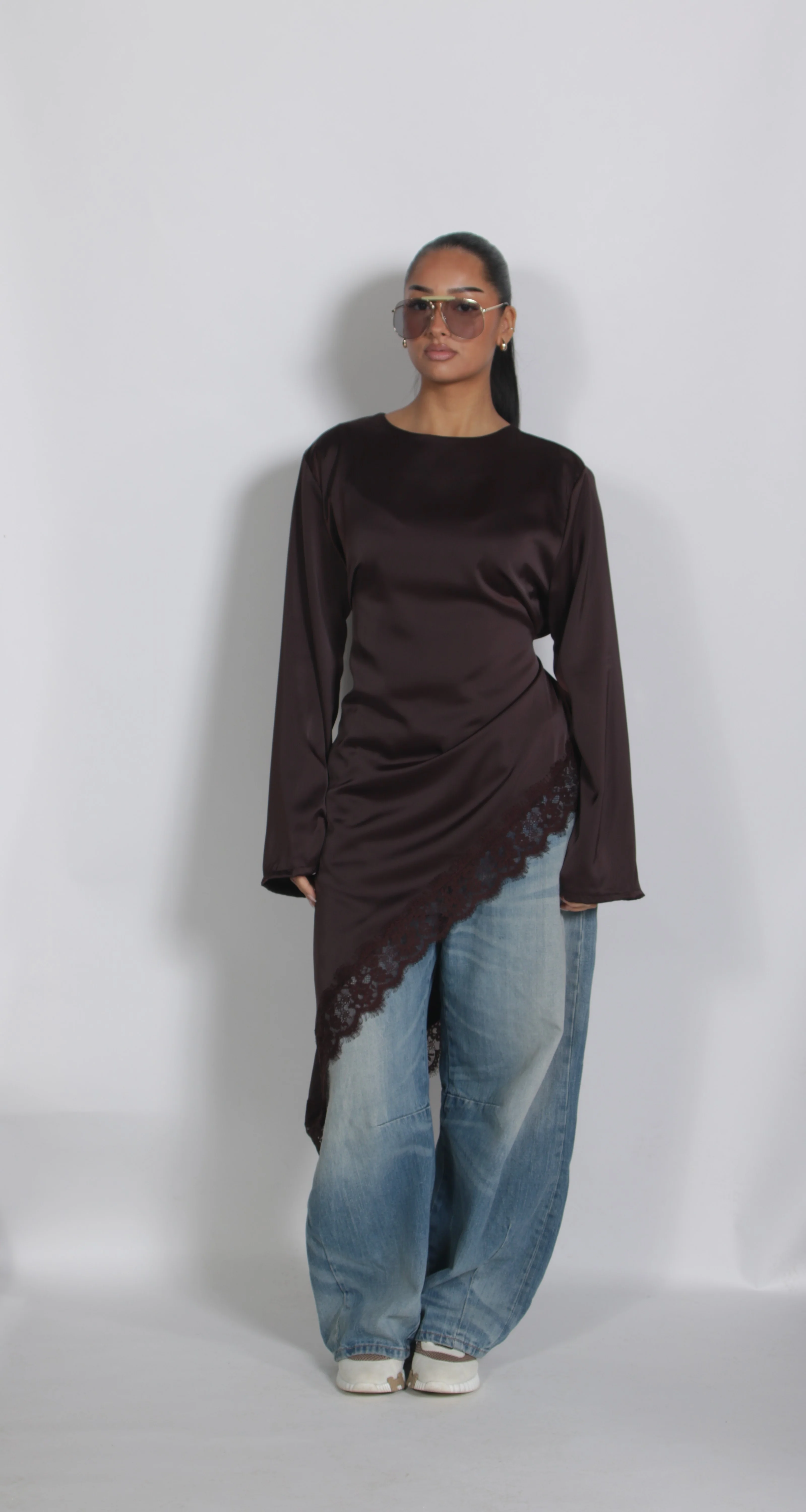 Asym top Brown (PRE ORDER) - Image 2