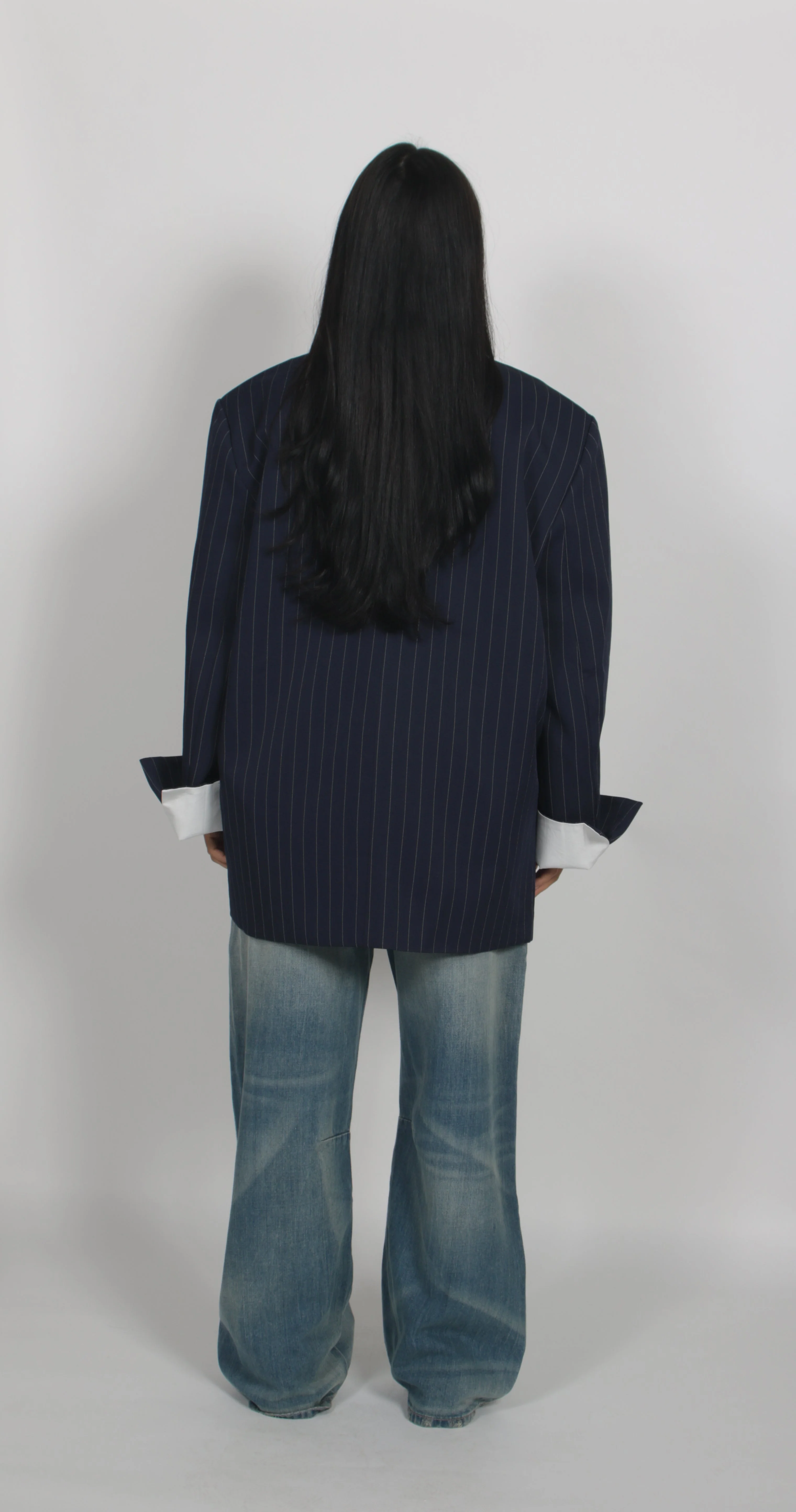 Beau blazer Marine - Image 2