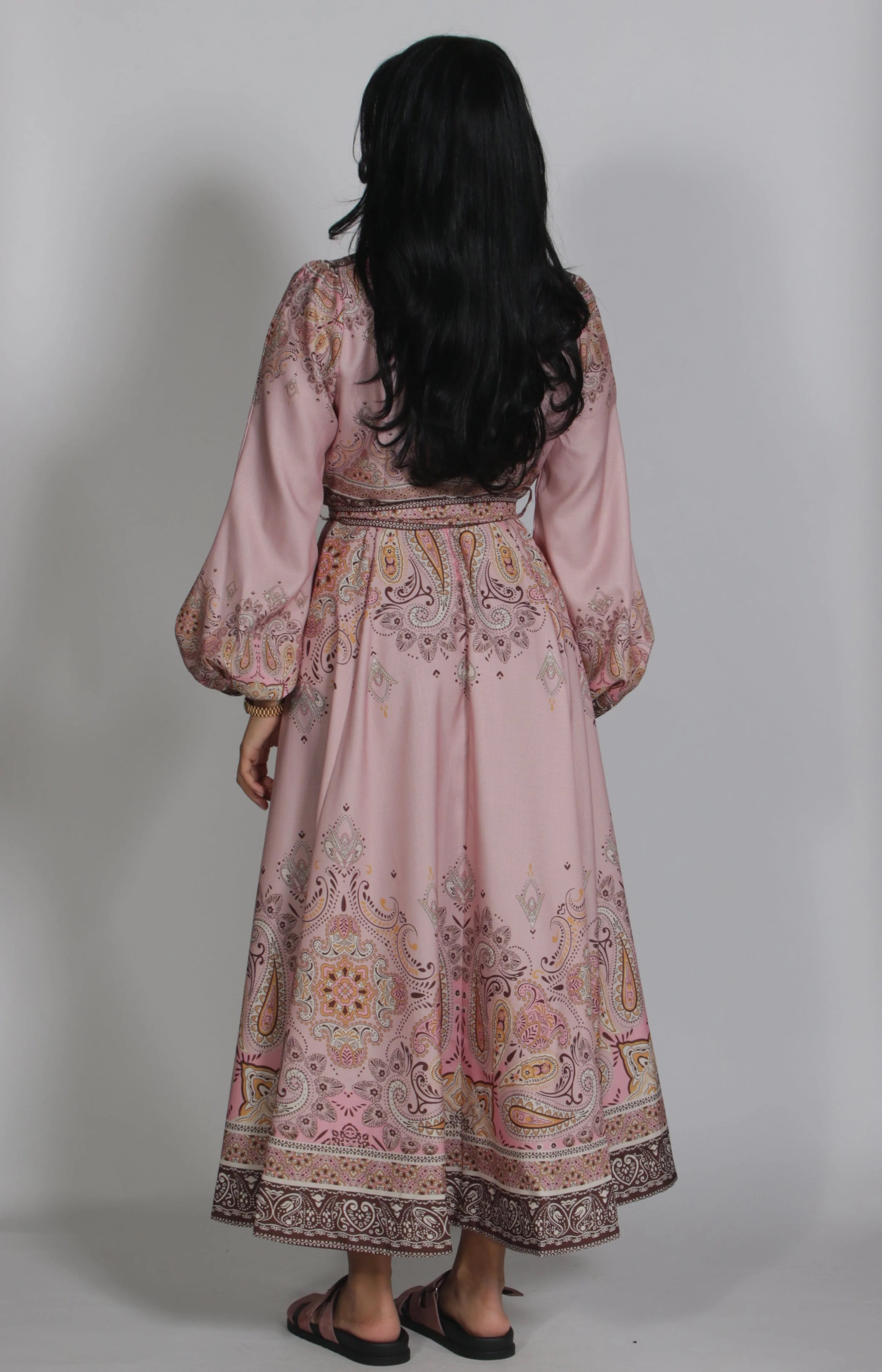 Elin dress Rosewood - Image 2
