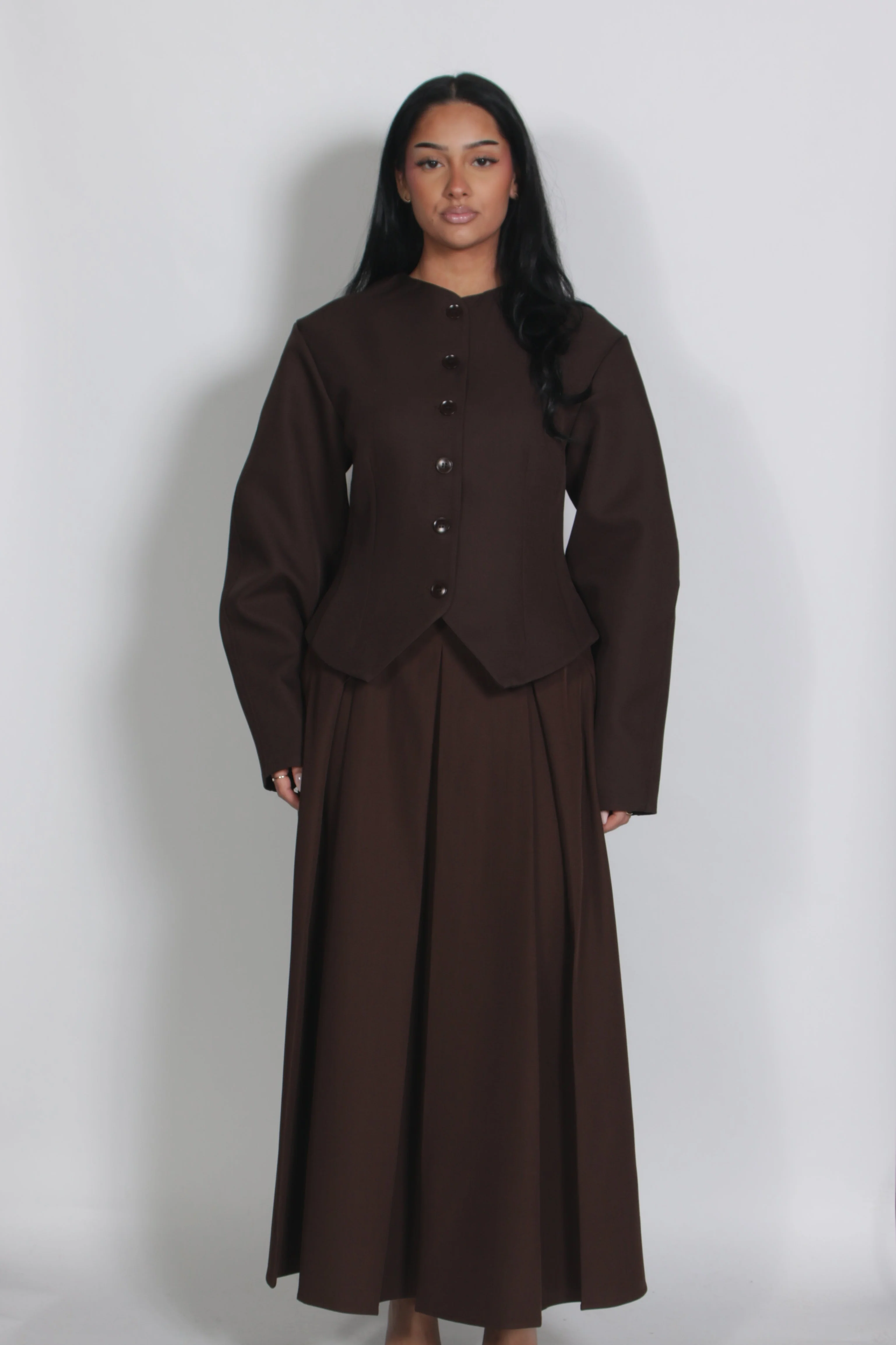 Grace blazer Brown - Image 2