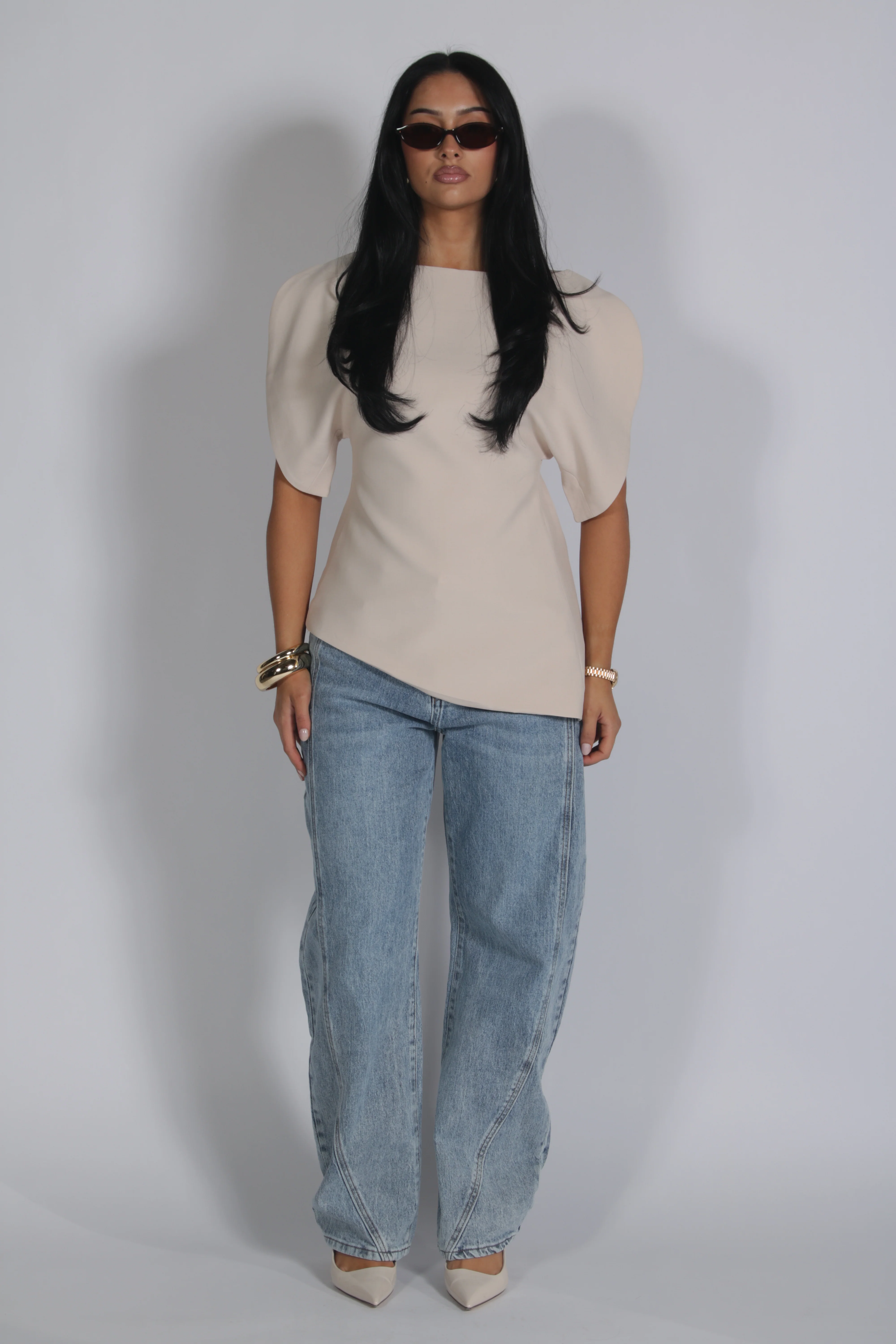 Hanna Top Beige - Image 2