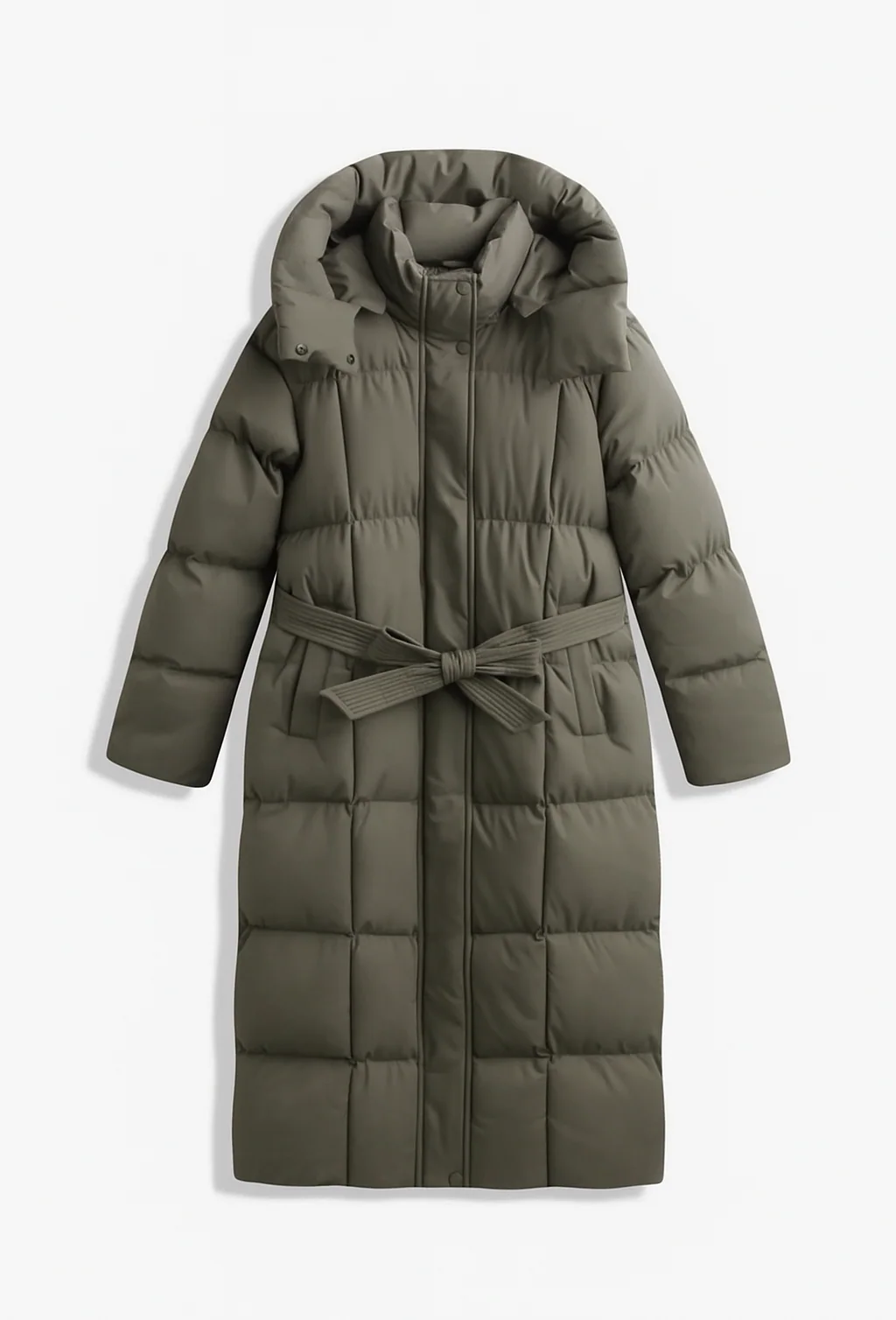 Hooded puffer Khaki