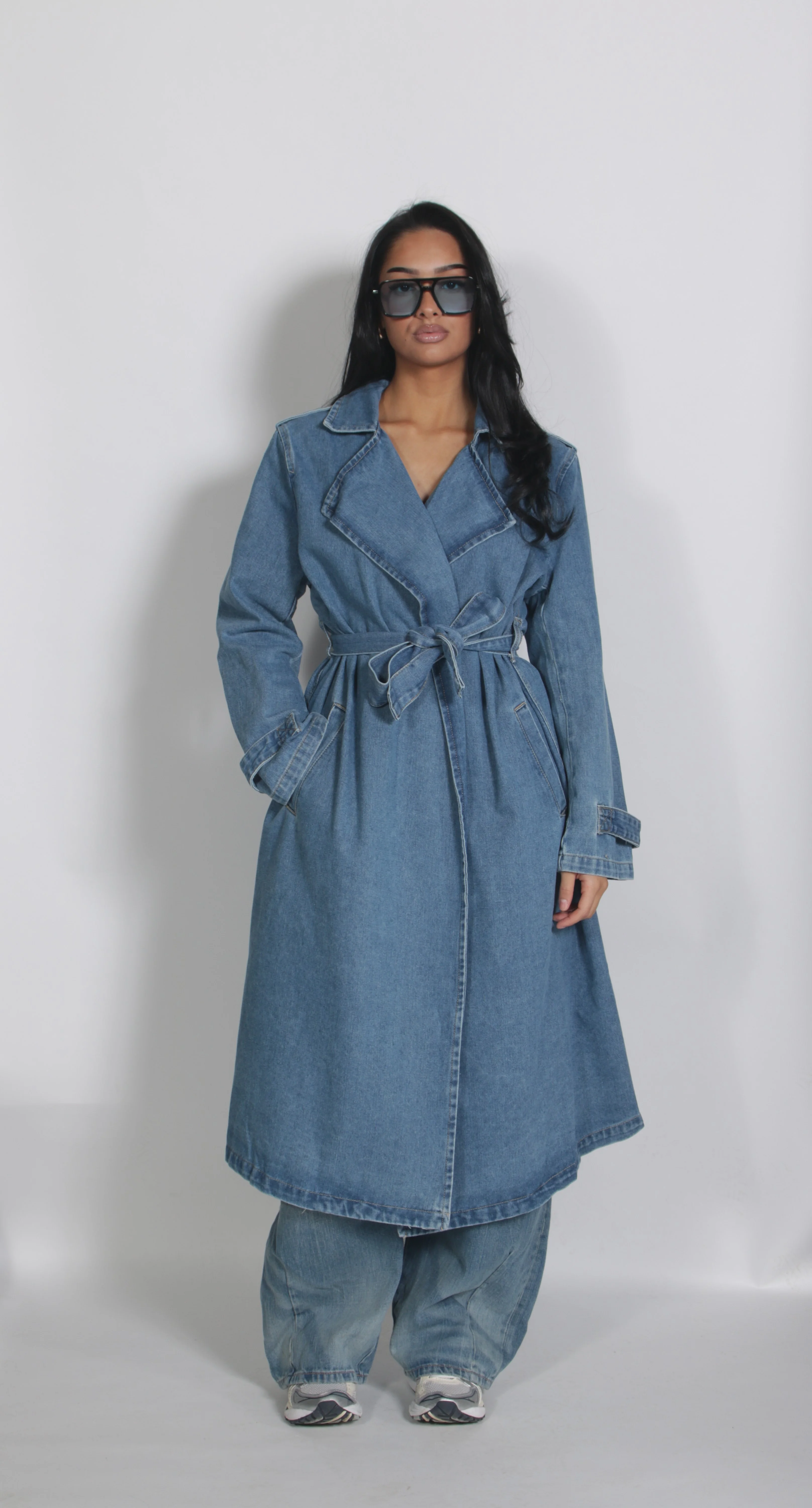Jeans trenchcoat