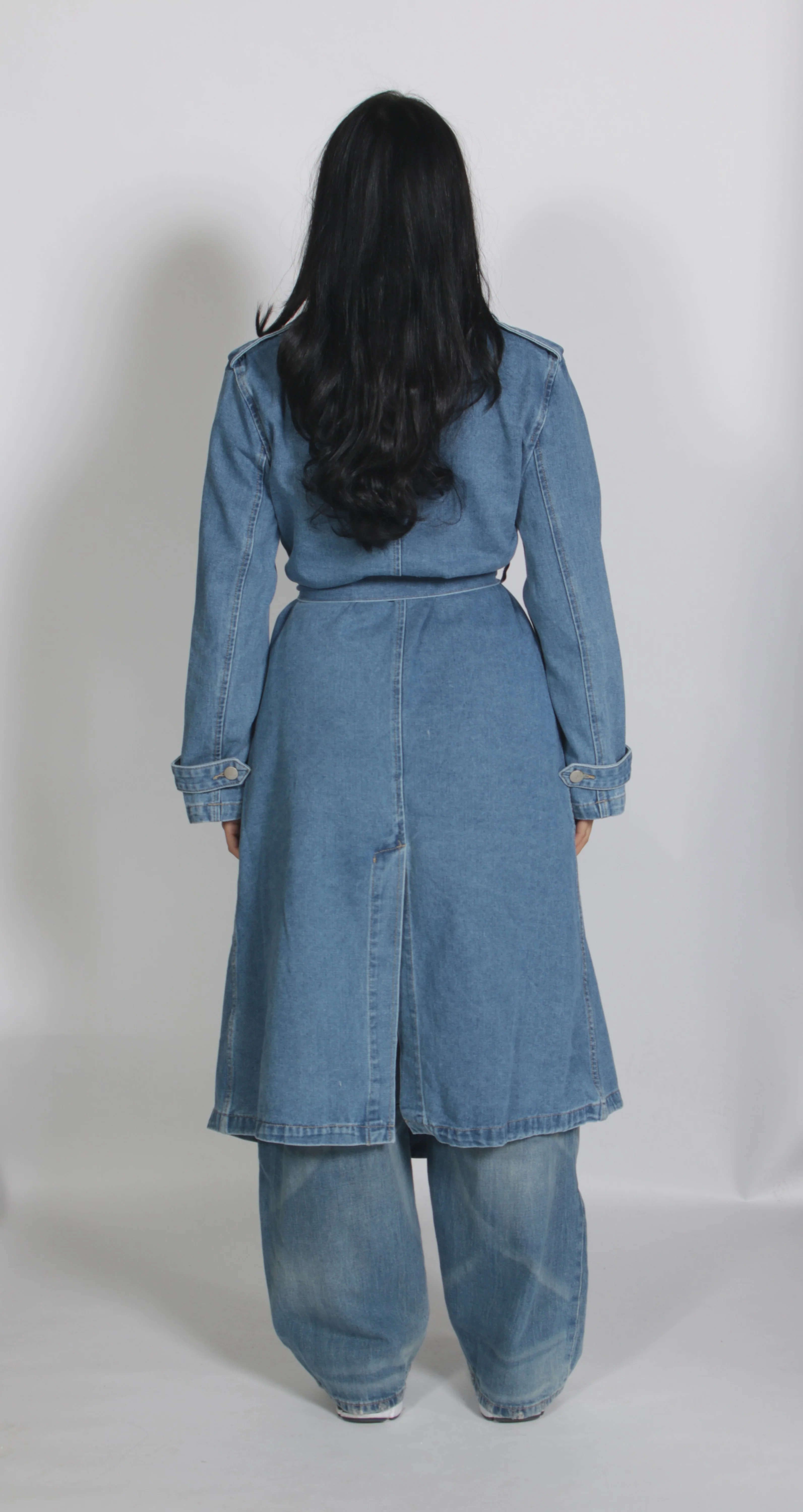 Jeans trenchcoat - Image 2