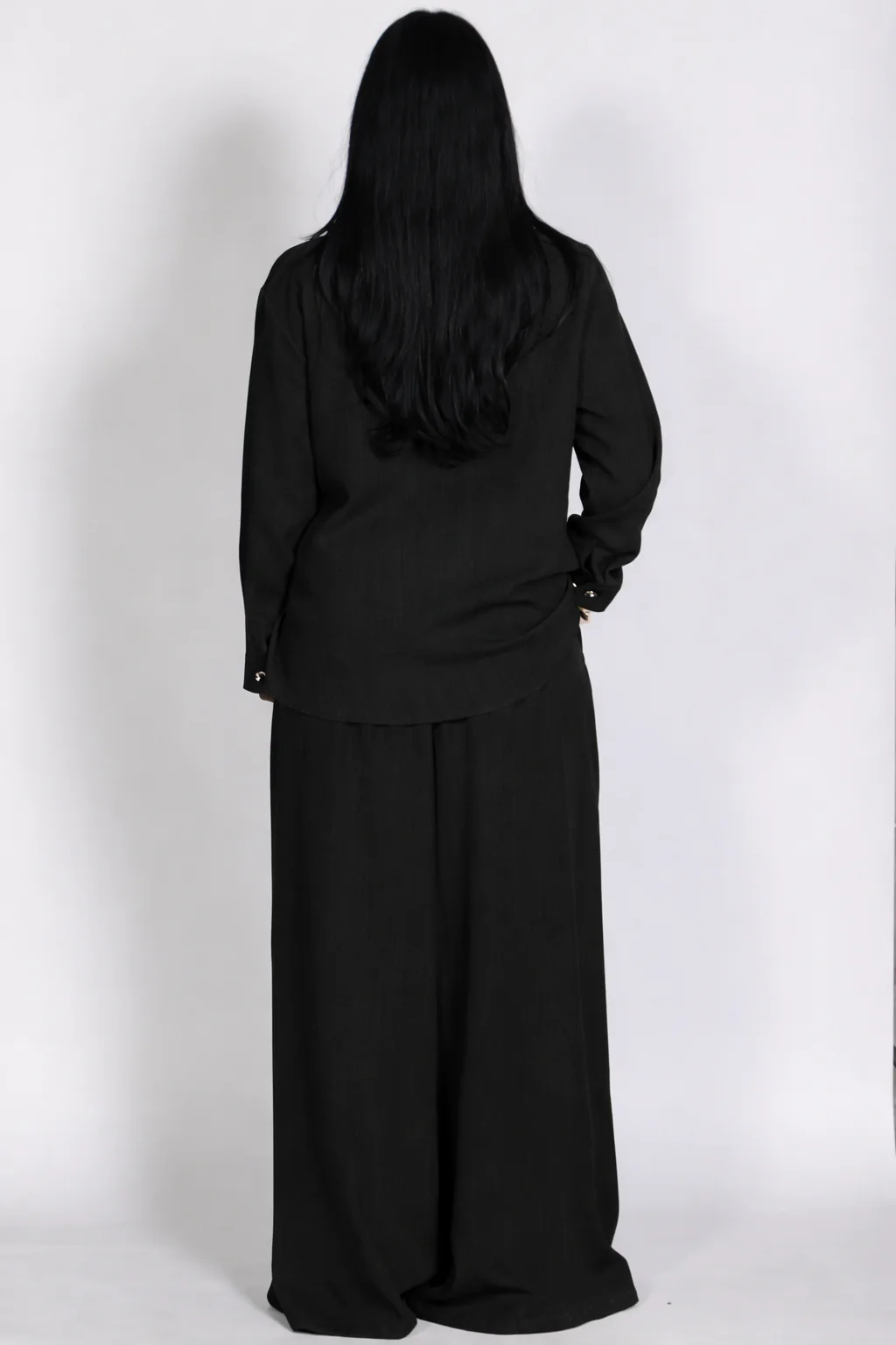 Linnen twinset Black - Image 2