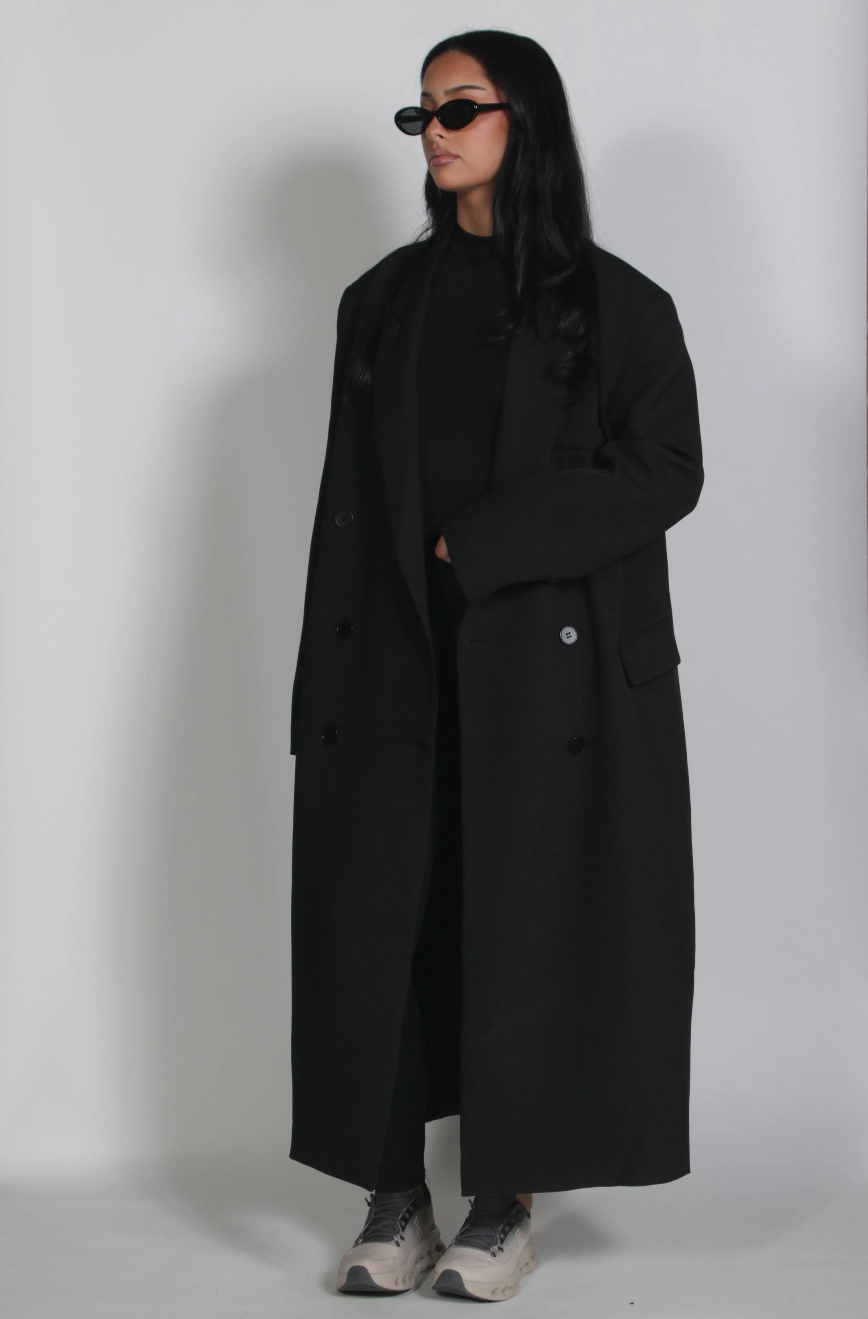 Mason blazer coat black