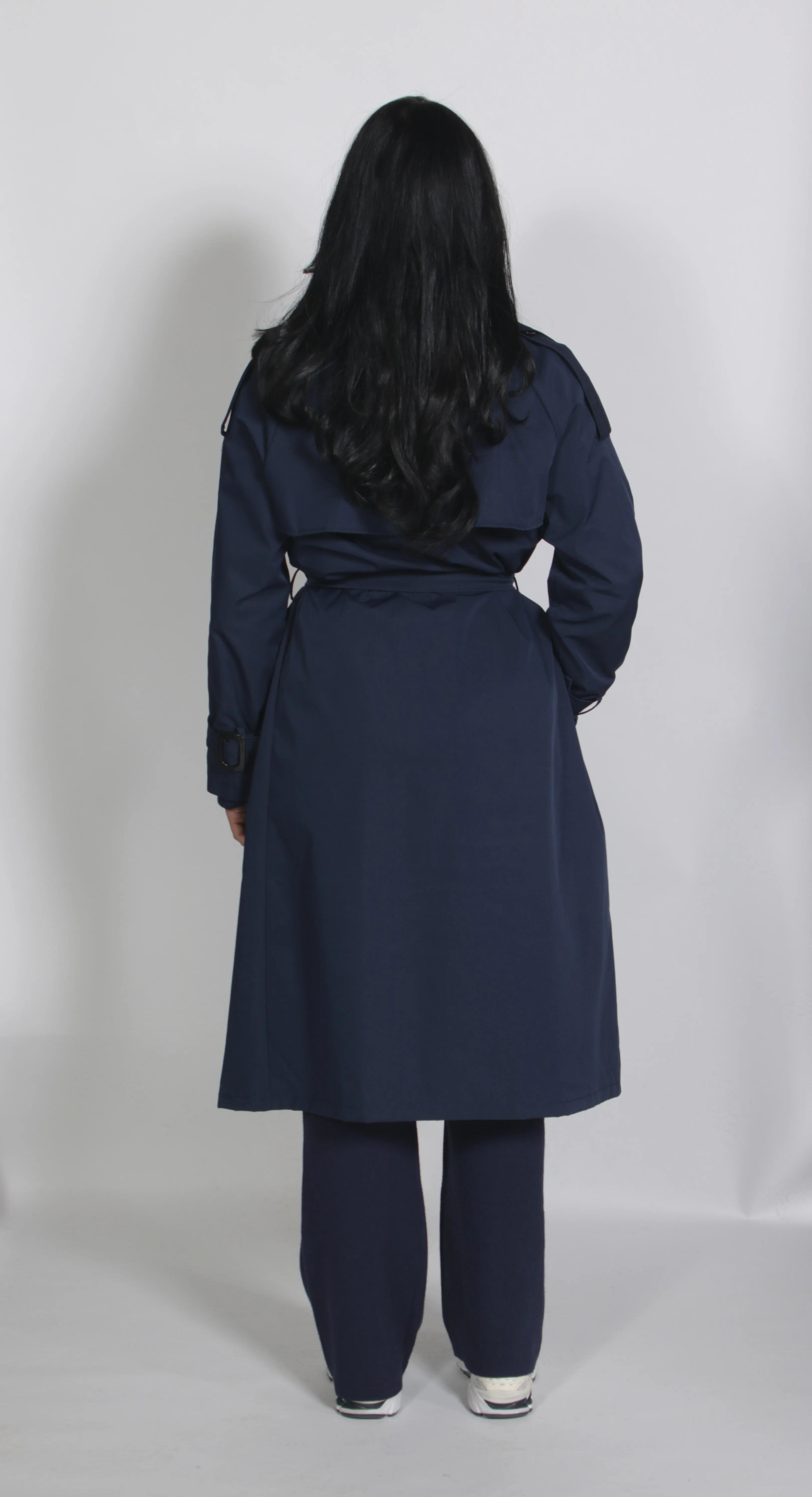 Midline trenchcoat Navy - Image 2