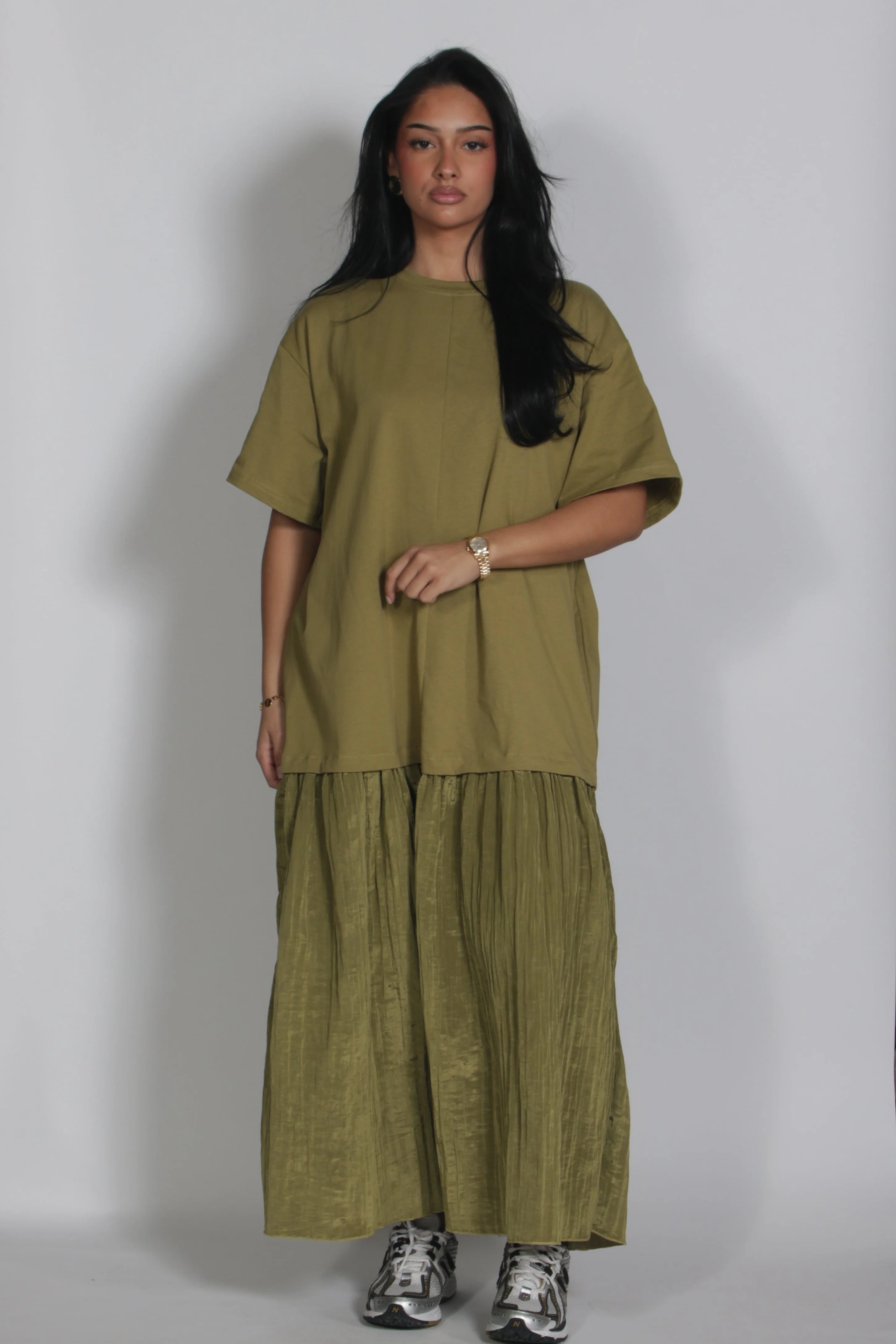 Mika dress Matcha green