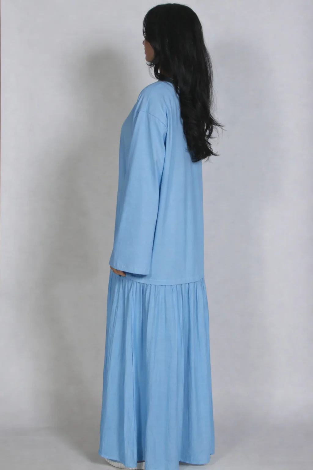 Mika longsleeve dress Blue - Image 2