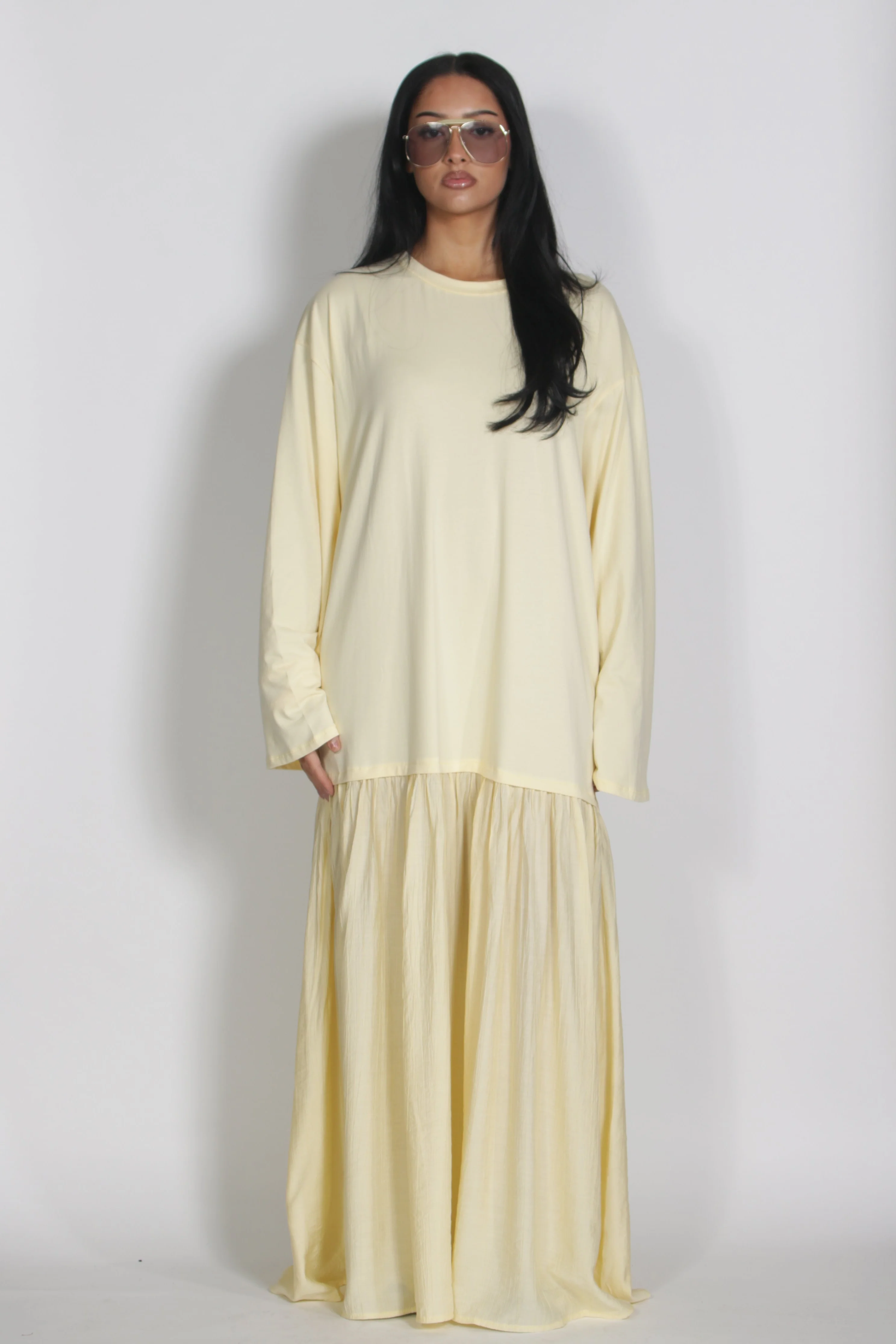 Mika longsleeve dress Butteryellow (PRE ORDER)