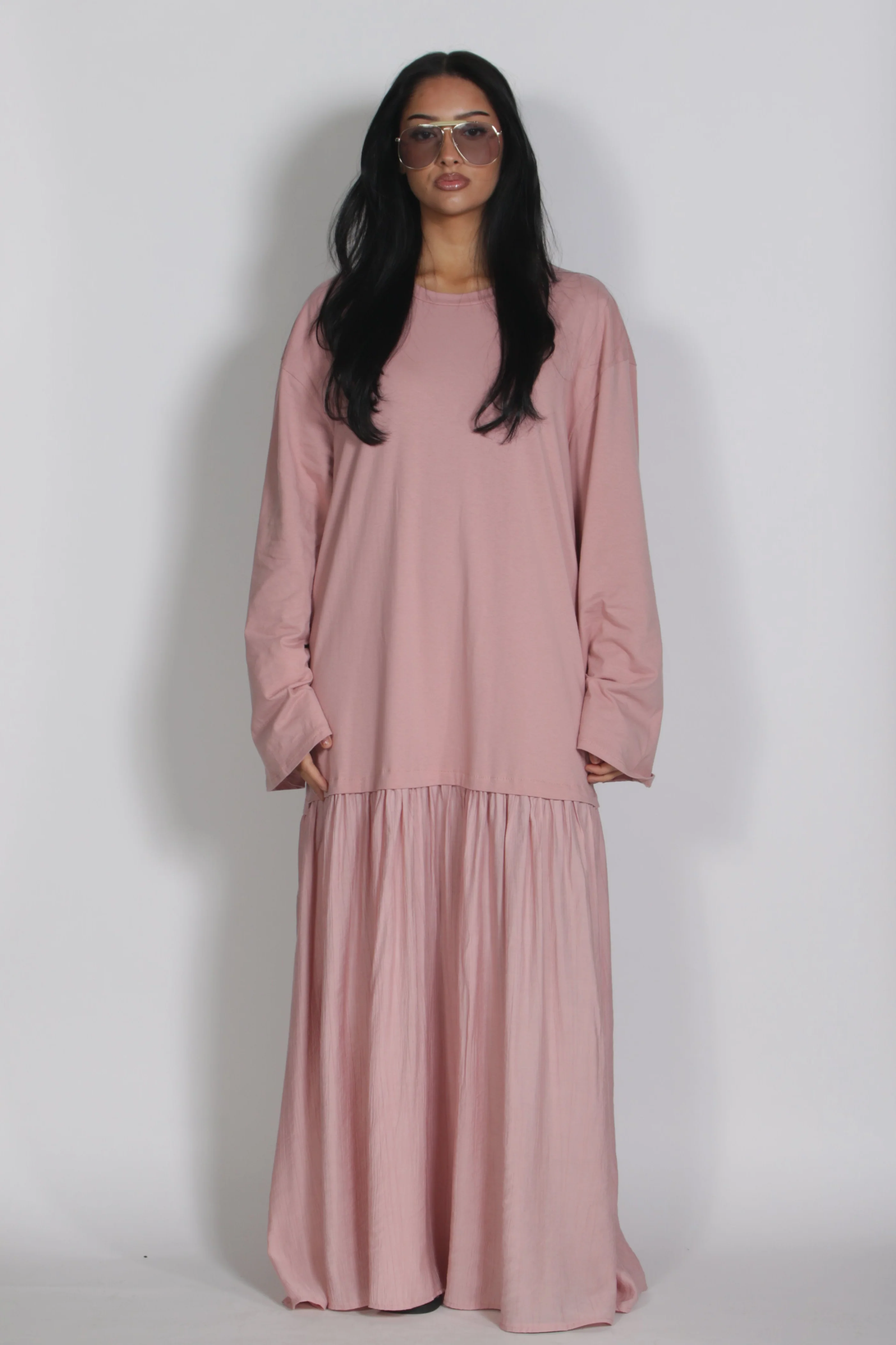 Mika longsleeve dress Rosewood