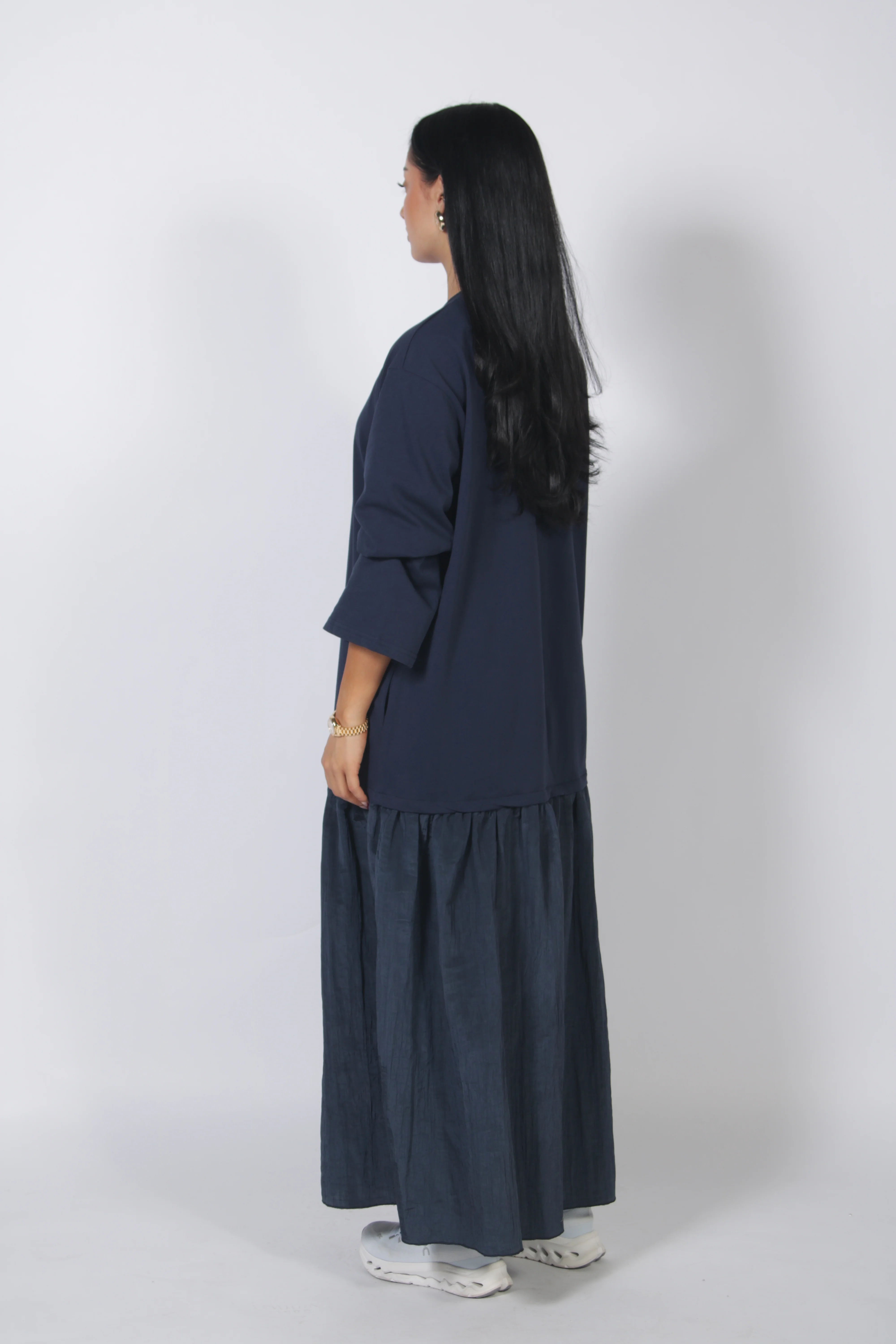 Mikki longsleeve dress Navy - Image 2