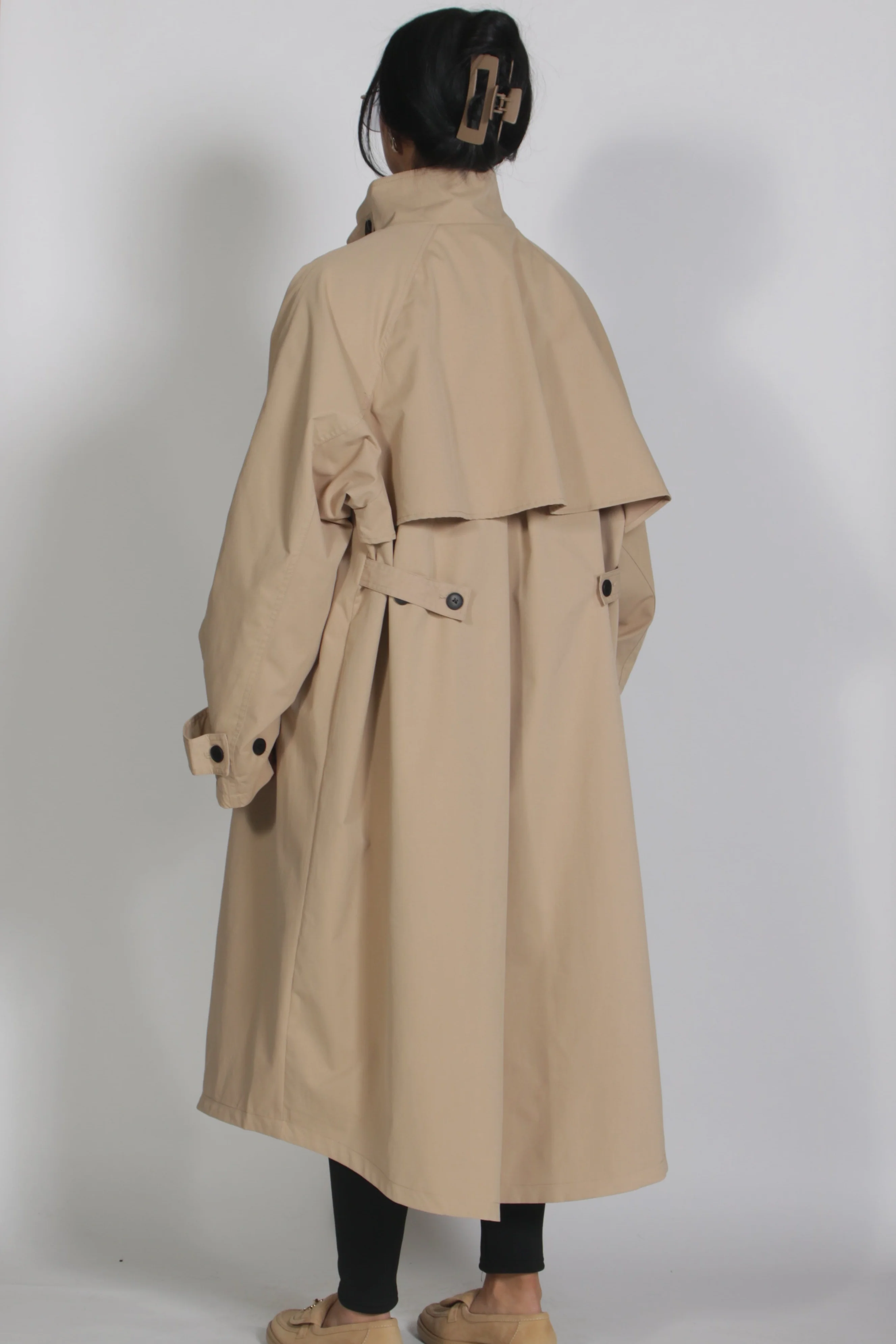 Nola Trenchcoat Beige - Image 2