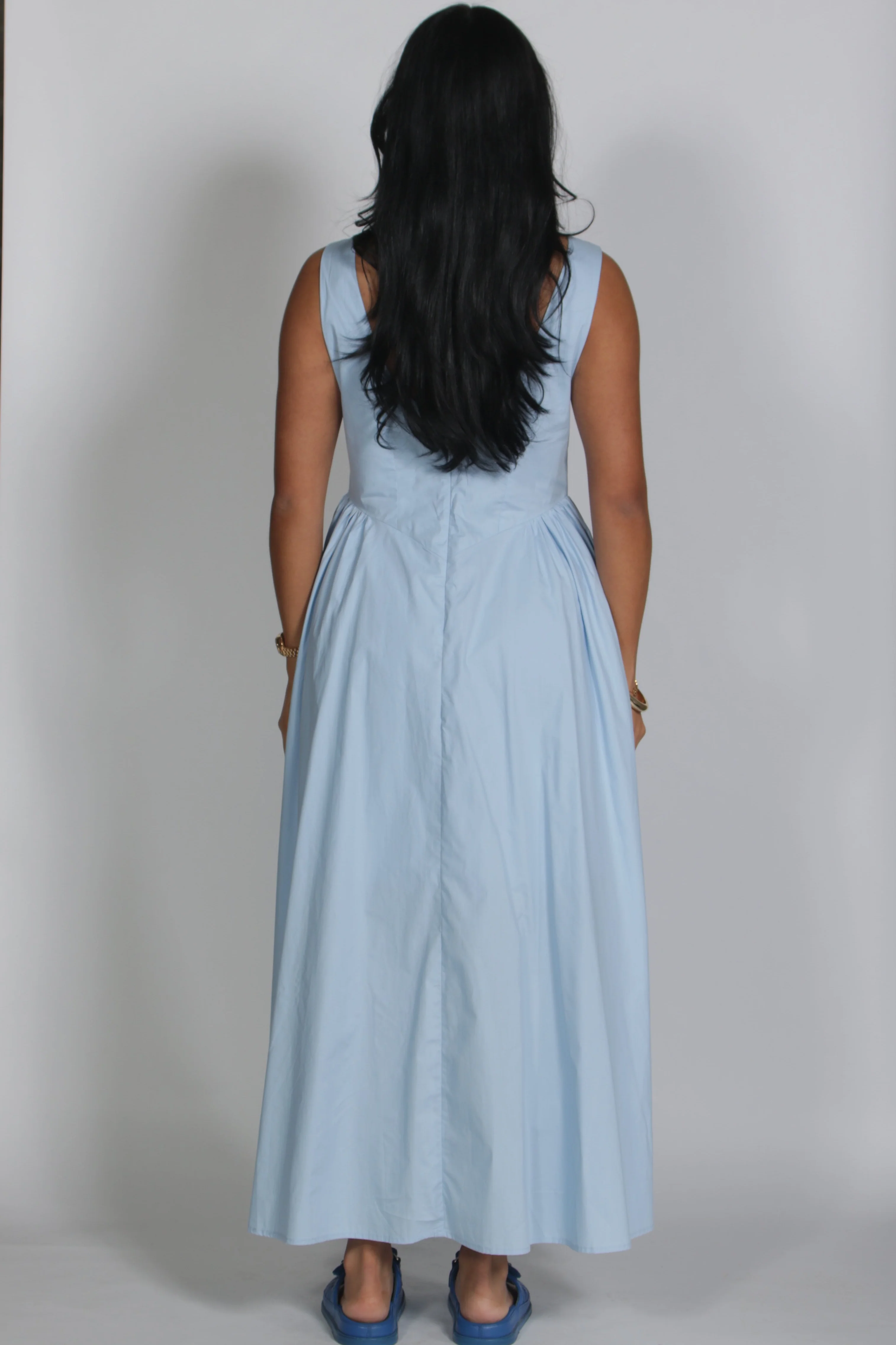 Selina Dress Blue - Image 2