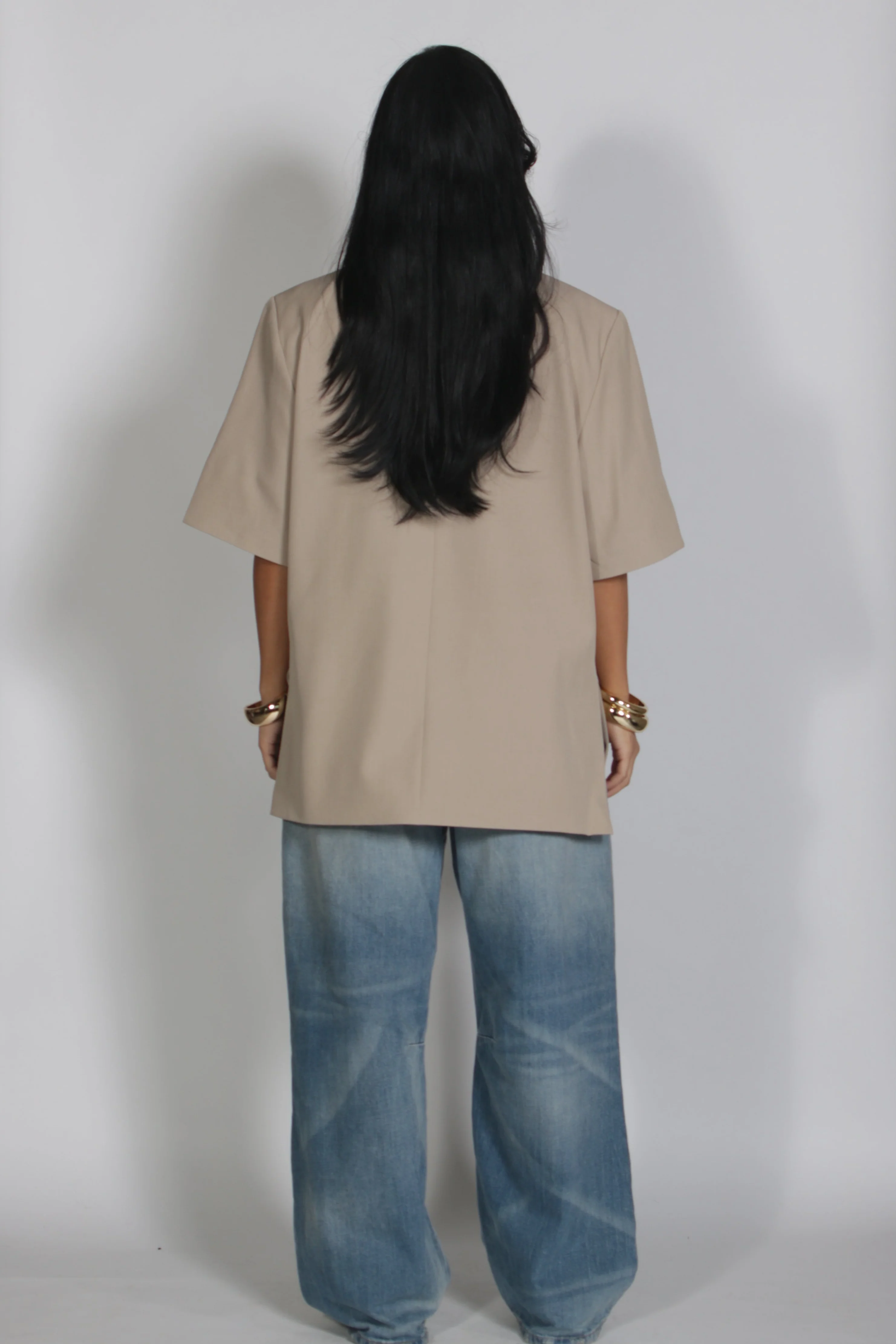 Summer Blazer Beige - Image 2