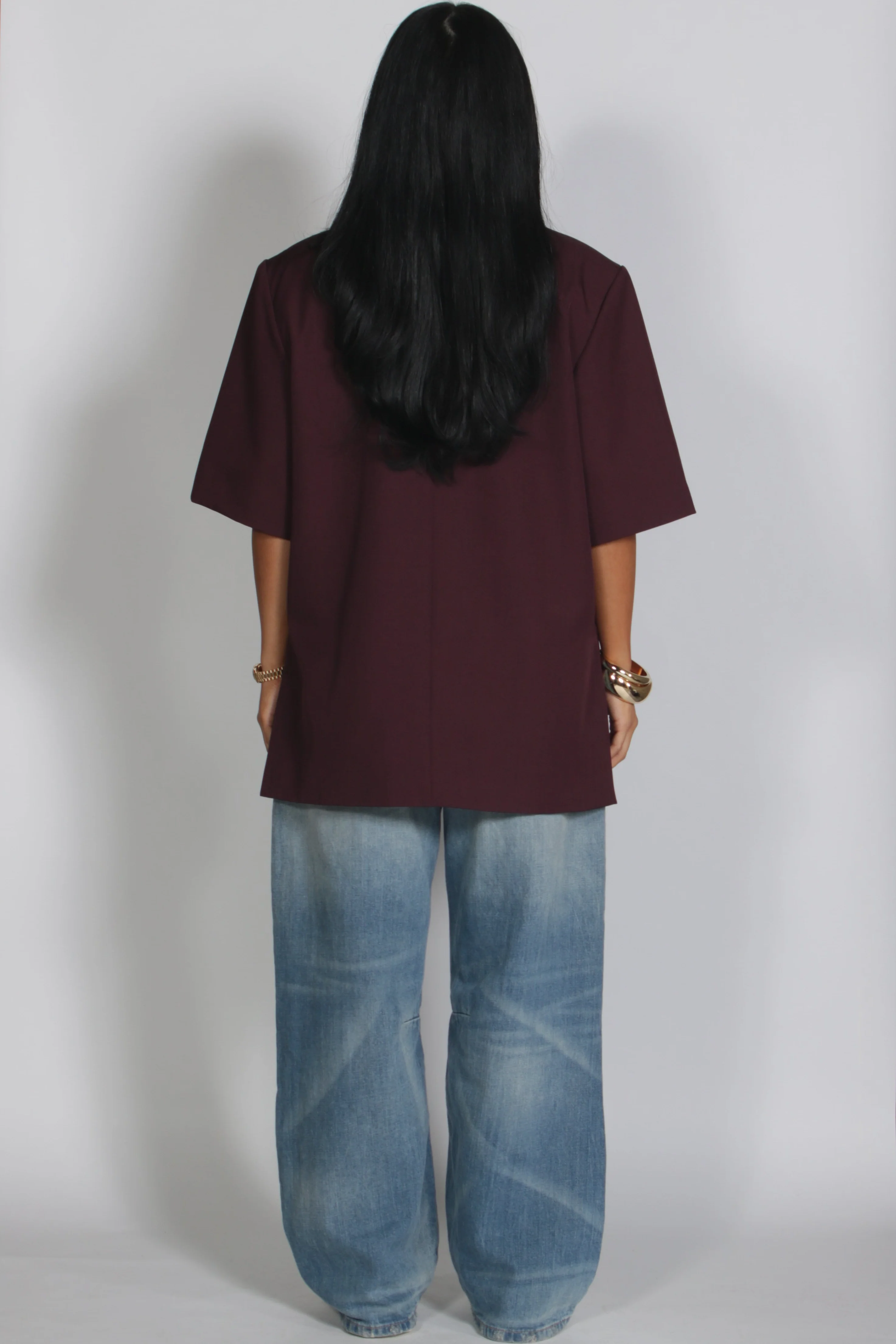 Summer Blazer Bordeaux - Image 2