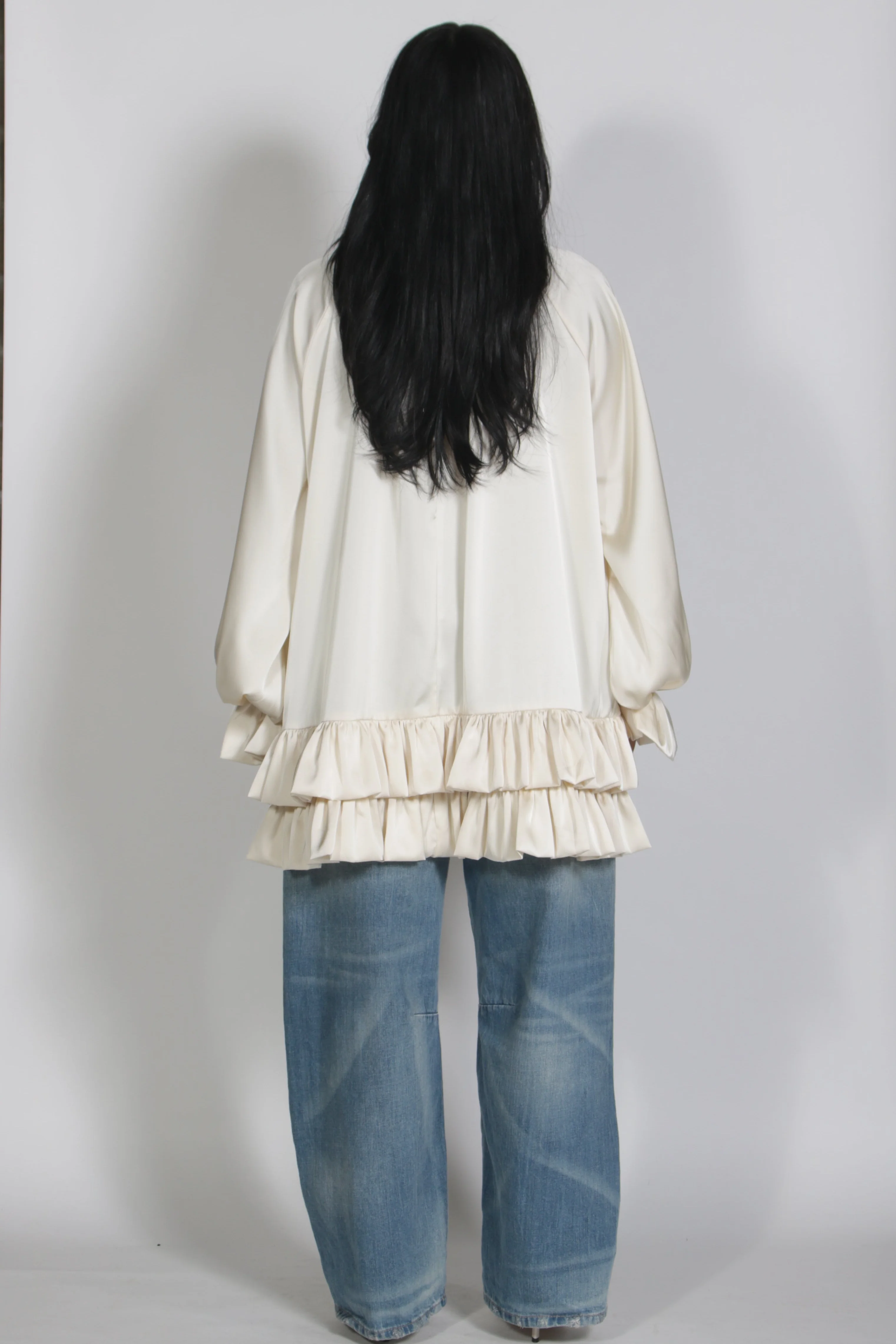 Valentina Blouse Beige - Image 2