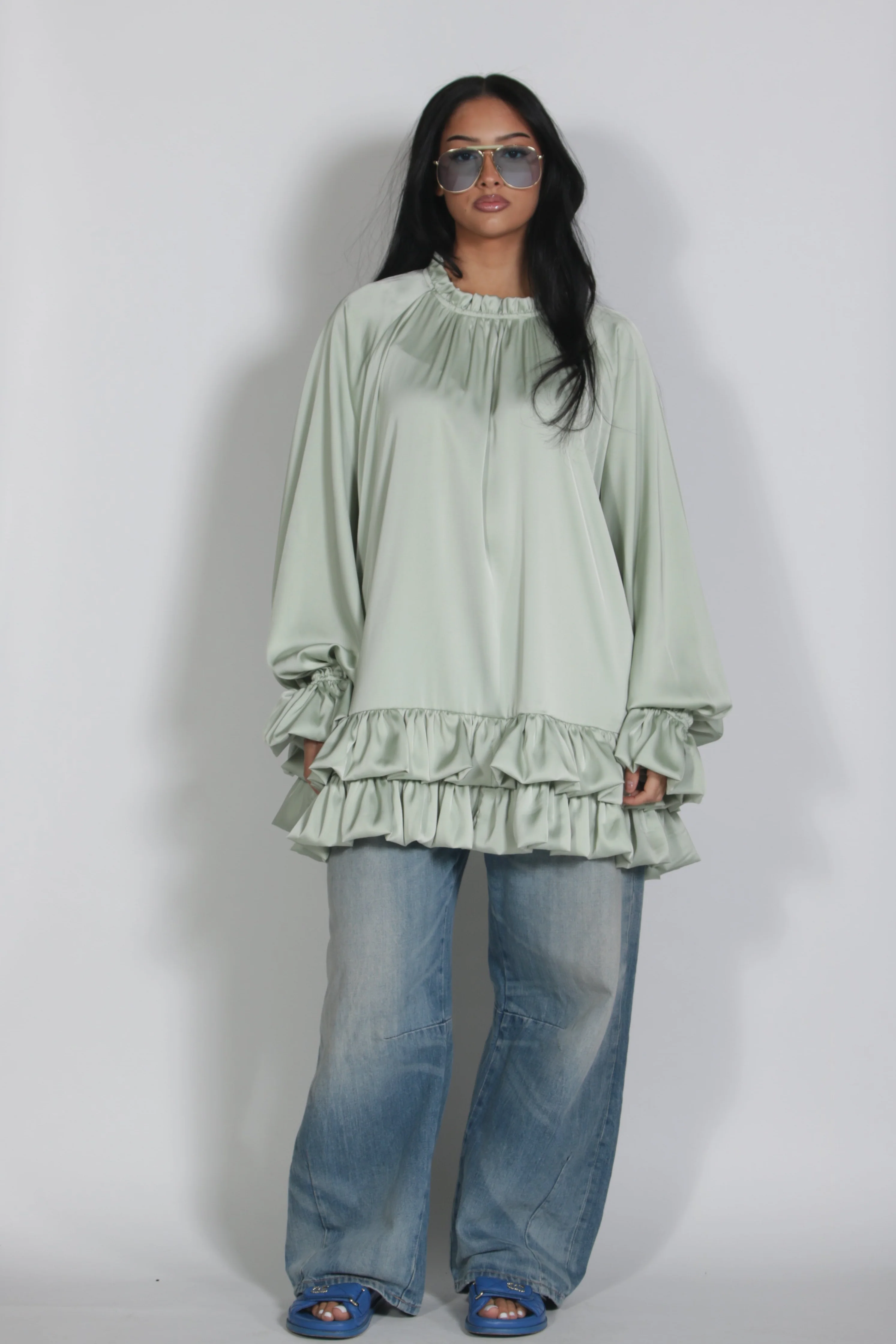 Valentina Blouse Green - Image 3